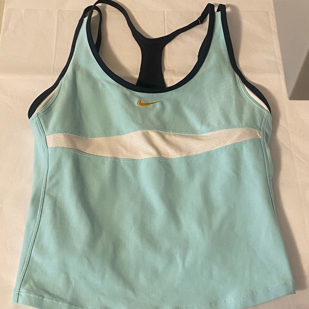 Nike vintage tank with mesh bra